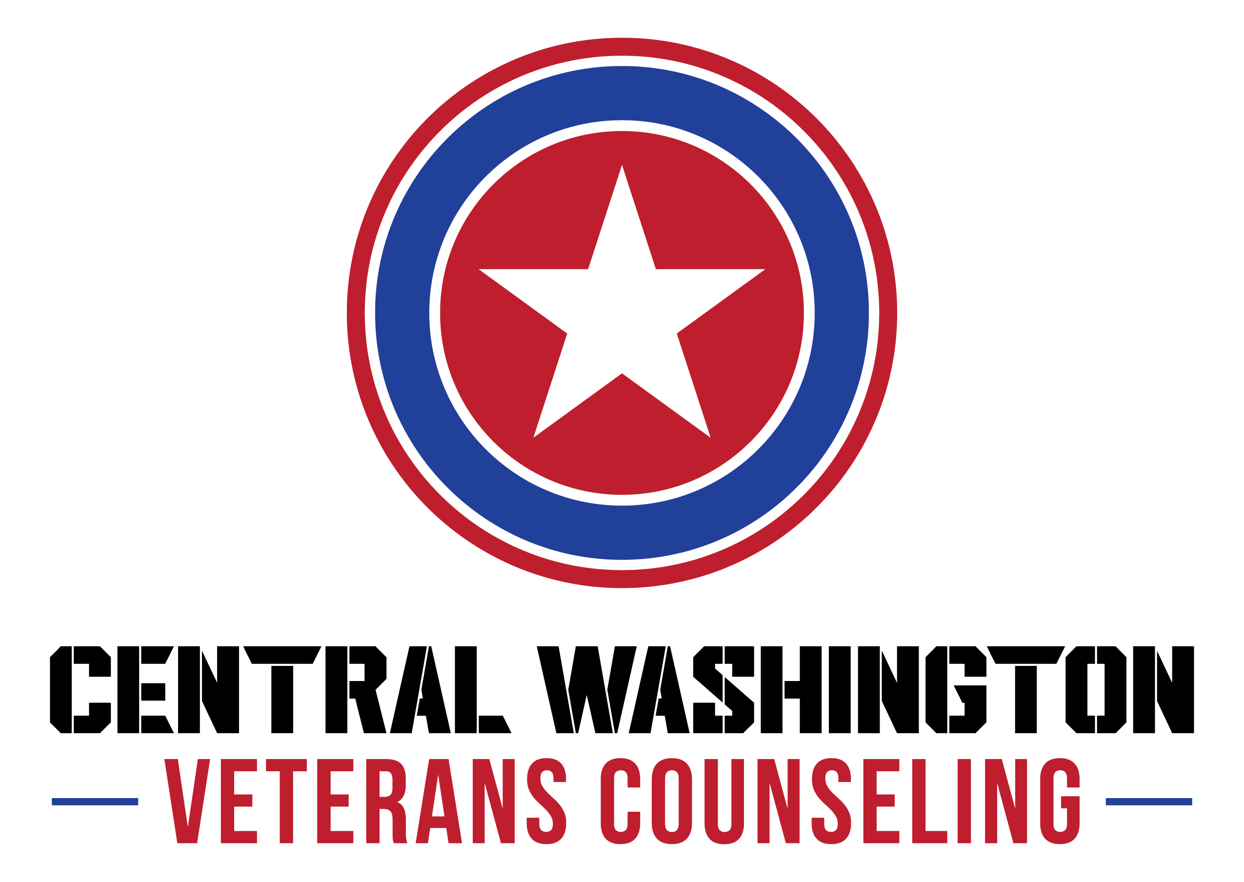 Central washington veterans counseling logo color