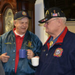 Larry Strozyk with VFW National Commander in Chief Richard DeNoyer.