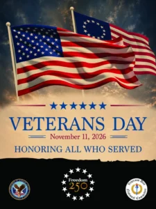 Veterans Day 2026 poster