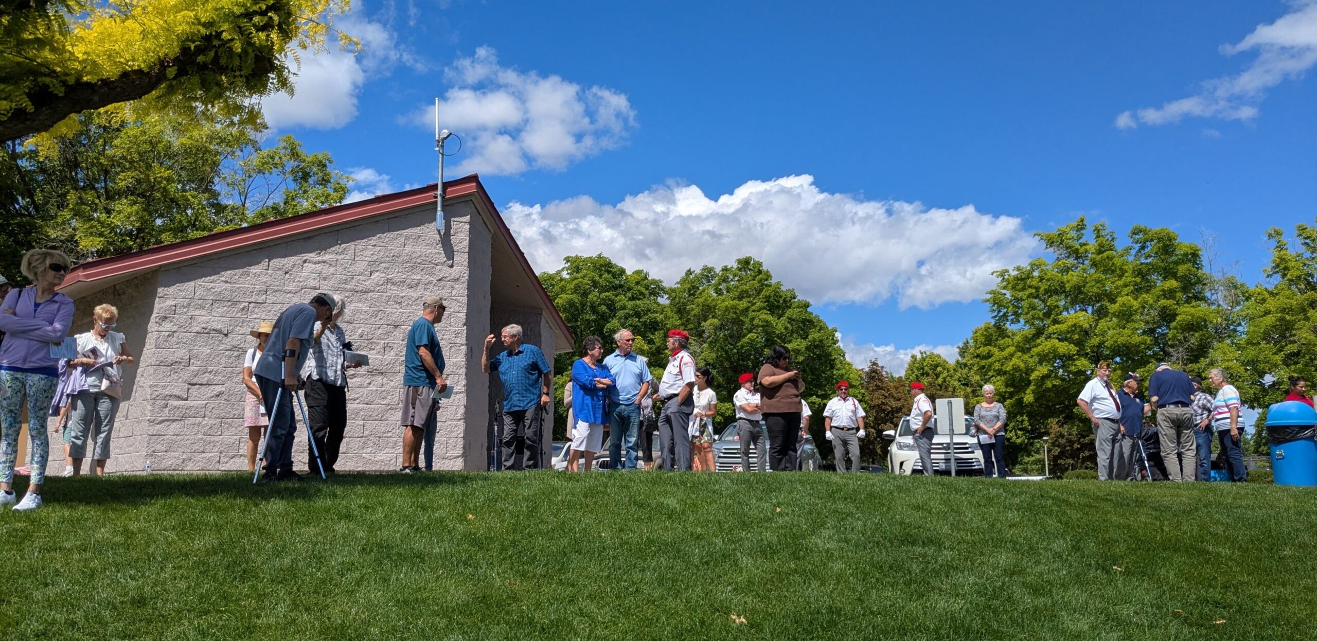 Boat launch audience 2