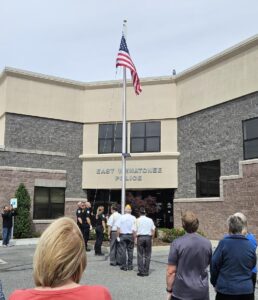 East Wenatchee Police Station Flagpole dedication