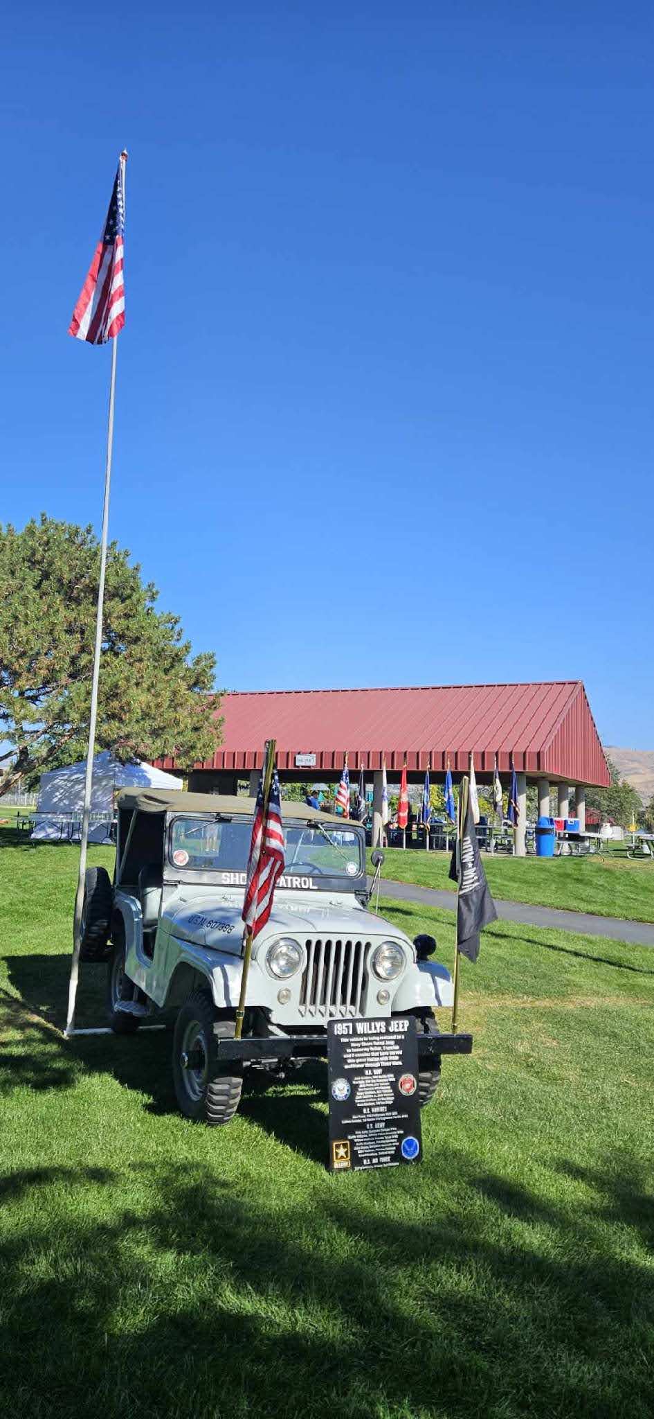 Shore Patrol Jeep "Annabelle" at the Picnic 2024