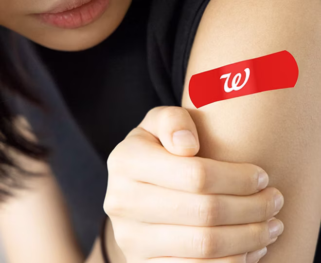 Walgreens shot bandaid